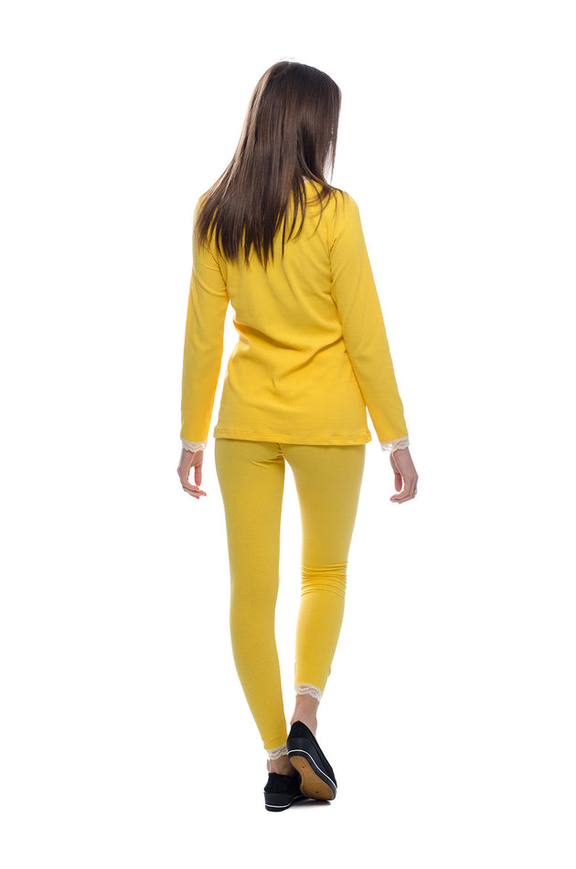 Жълта пижама от хамър рипс 3324