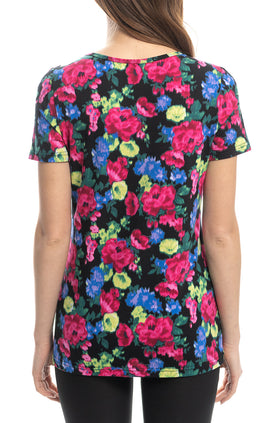 Ежедневна памучна блуза "Испанска роза" 5404