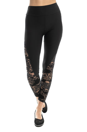 Черен микрофибърен клин с флог 34308