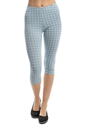 Памучен клин с щампа "Син квадрат" 3421 (7/8)