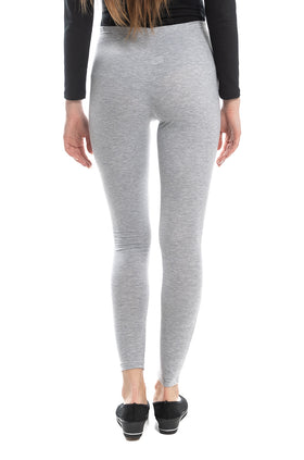 Светлосиво-меланжиран памучен клин за бременни 3500