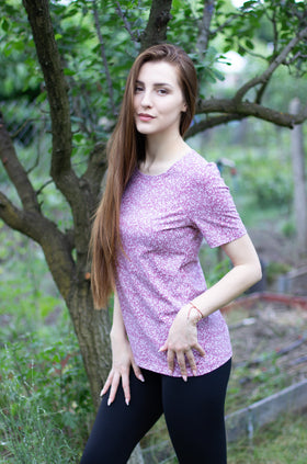 Ежедневна памучна блуза "Винтидж цветя" 5404