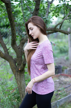 Ежедневна памучна блуза "Винтидж цветя" 5404