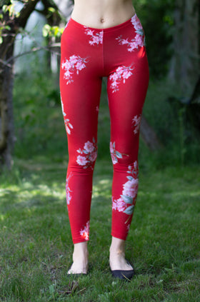 Памучен клин с щампа "Японска градина" 3423