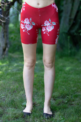 Памучни бермуди "Японска градина" 342-22