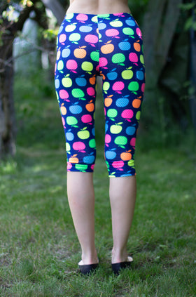 Памучен клин с щампа "Цветни ябълки" 3421 (7/8)