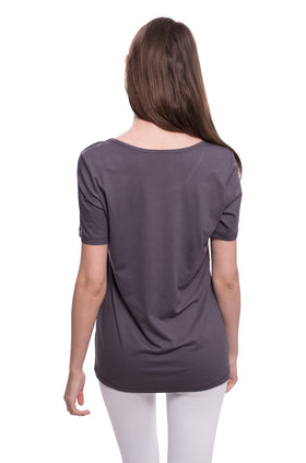 Сива памучна блуза 540