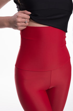 Супер-дълбок червен микрофибърен клин 3443