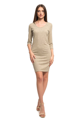 Къса памучна рокля "Ламе" 8051