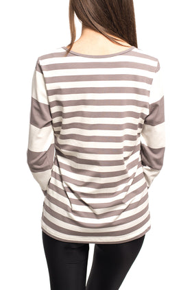 Памучна блуза "Широко райе" 5402