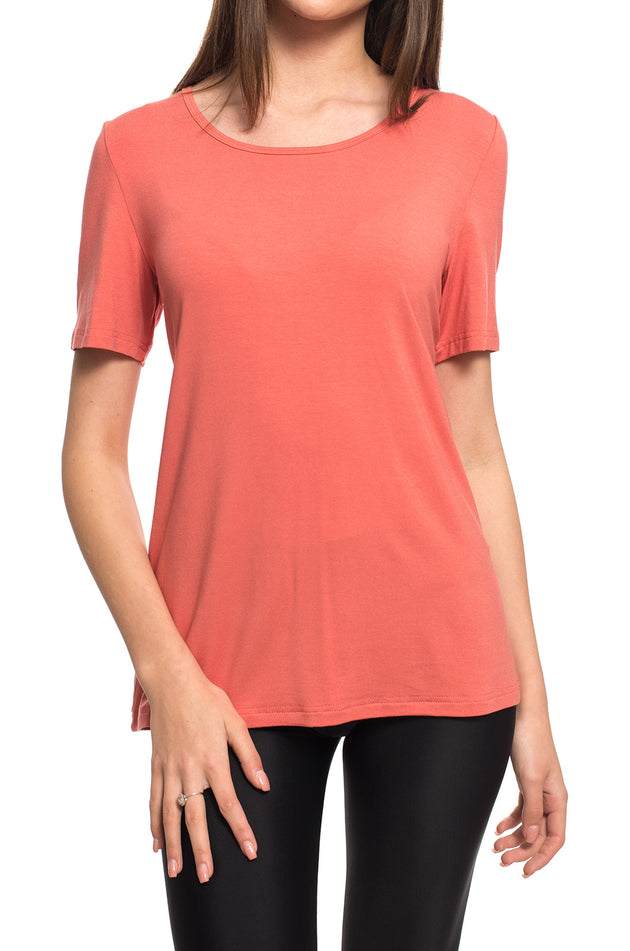 Памучна блуза, цвят тропикал 540