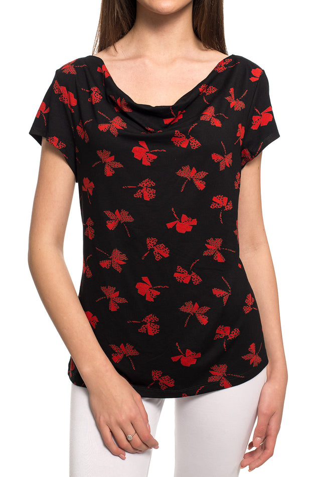 Памучна блуза "Цветопад" 533
