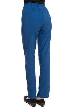 Син ежедневен панталон 7122