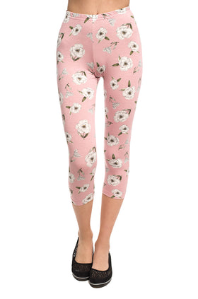 Памучен клин с щампа "Нежен цвят" 3421 (7/8)