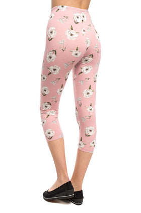 Памучен клин с щампа "Нежен цвят" 3421 (7/8)