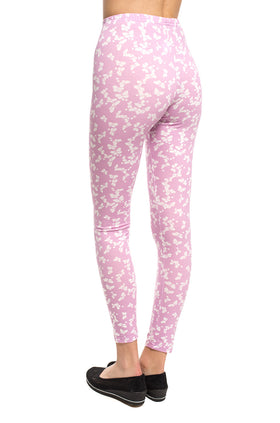 Памучен клин с щампа "Бели пеперуди" 3423