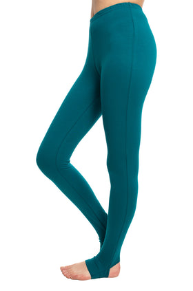 Петролен памучен клин с пета 34201