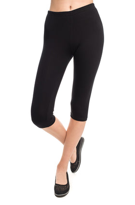 Черен памучен клин 342-К (3/4)