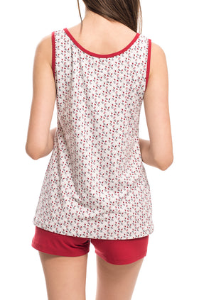 Домашен комплект "Червен цвят" 3301