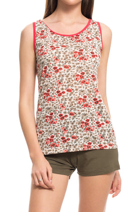 Домашен комплект "Червени макове" 3301