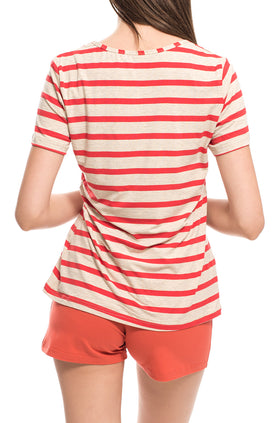 Домашен комплект "Оранжево райе 1" 3302