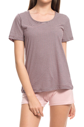 Домашен комплект "Кафяво райе" 3302