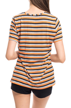 Домашен комплект "Черно-оранжево райе" 3302