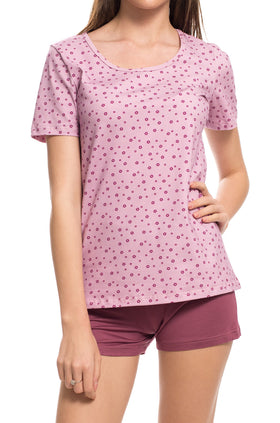 Домашен комплект "Розови цветчета" 3302