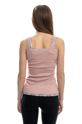 Памучен корсаж, цвят пепел от рози 6469