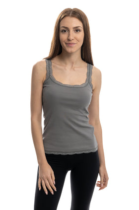 Сив памучен корсаж 6469