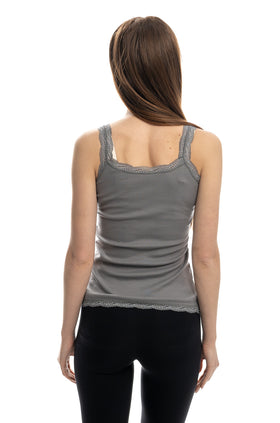 Сив памучен корсаж 6469