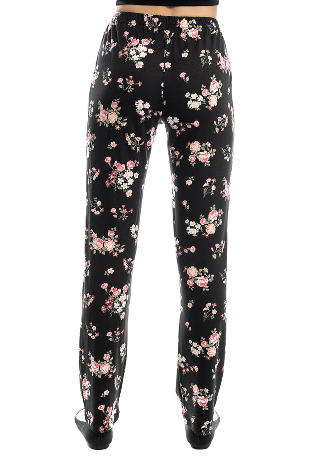 Летни памучни панталони "Китка рози" 7123
