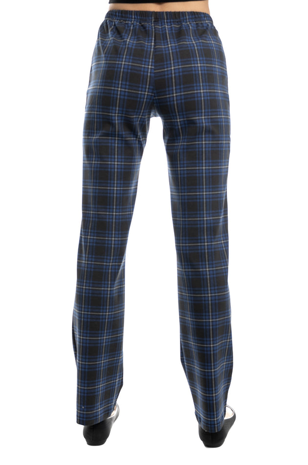 Летни памучни панталони "Синьо каре" 7123
