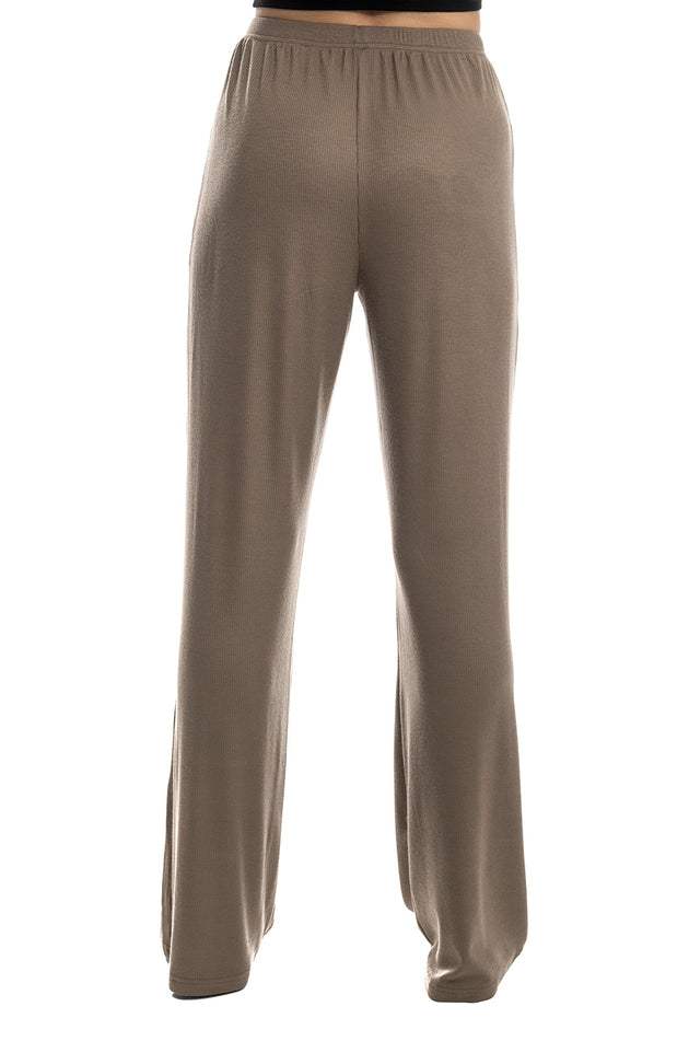 Панталон от памучен рипс, цвят капучино 7125