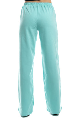 Тюркоазен панталон от памучна вата 7128