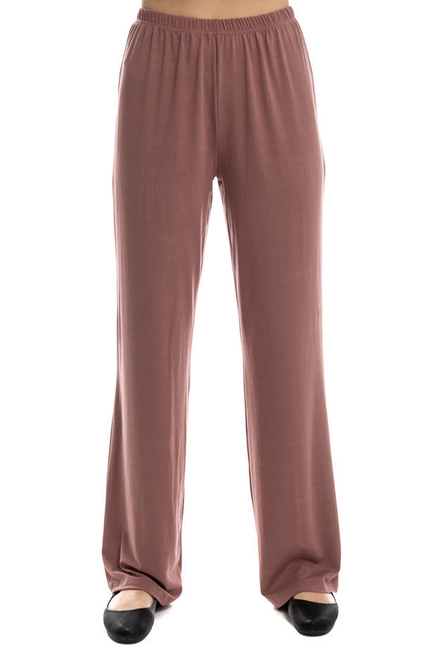 Свободни памучни панталони, цвят пепел от рози 71241