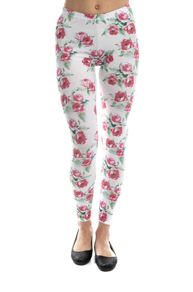 Памучен клин с щампа "Роза" 3423