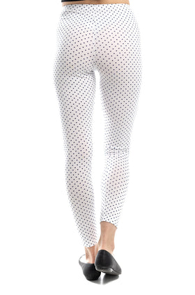 Памучен клин с щампа "Бяло на сини звездички" 3423