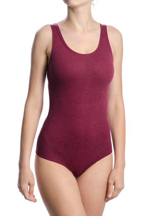 Вълнено дамско боди, цвят бордо Б-334 (боксер)