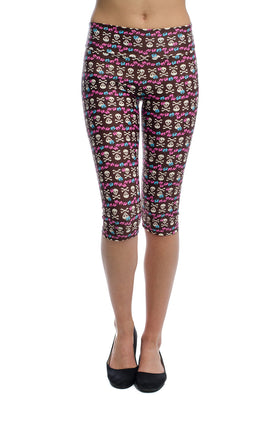 Микрофибърен клин, щампа "Черепчета" 3433-К (3/4)