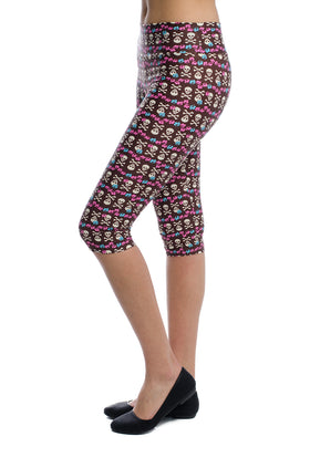 Микрофибърен клин, щампа "Черепчета" 3433-К (3/4)