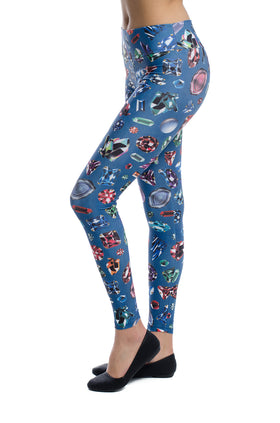 Микрофибърен клин, щампа "Скъпоценни камъни" 3432