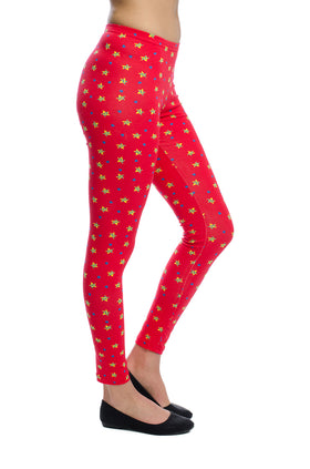 Памучен клин, щампа "Червено небе" 3423