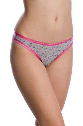 Сиво-цикламена памучна прашка 1281