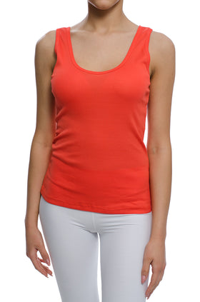 Оранжев потник от памучен рипс 6272