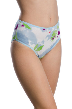 Памучни бикини с щампа „Цветна картина 2“ 202