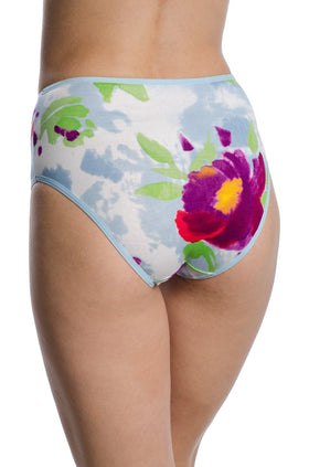 Памучни бикини с щампа „Цветна картина 2“ 202