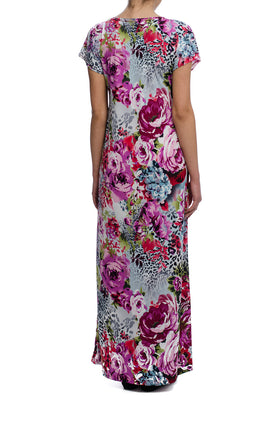 Дълга рокля "Рози" 801