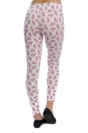 Памучен клин с щампа "Нежен цвят-2" 3423