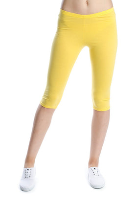 Жълт памучен клин 342-K (3/4)